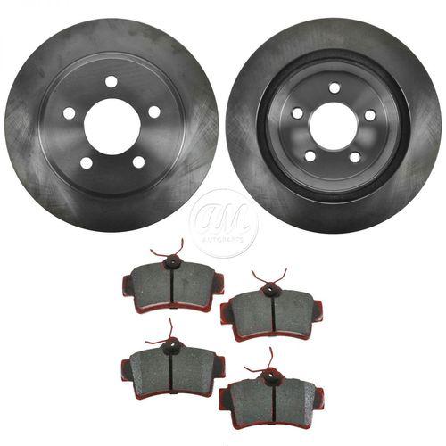 94-04 ford mustang cobra rear disc ceramic brake pads & rotors kit set