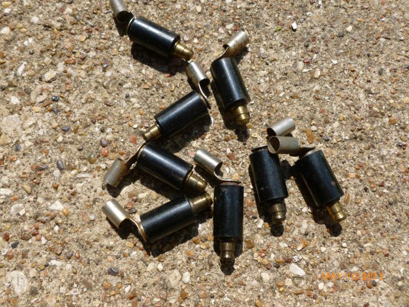 Vintage automotive spark plug radio noise suppressors set of 8 