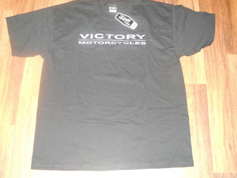 Victory motorcycle 10th anniversary patch tee