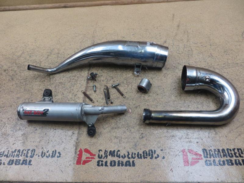 1986 86 trx250r trx250 trx 250 250r paul turner exhaust pipe & muffler silencer