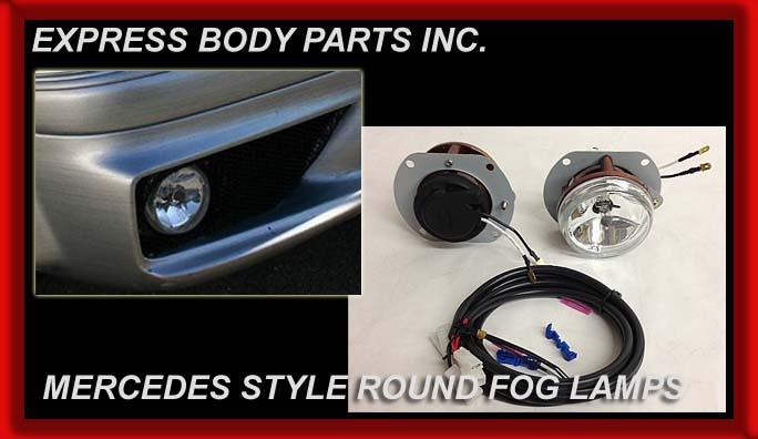  mercedes benz round fog lights set sport e cls c ml slk new style e63 look new