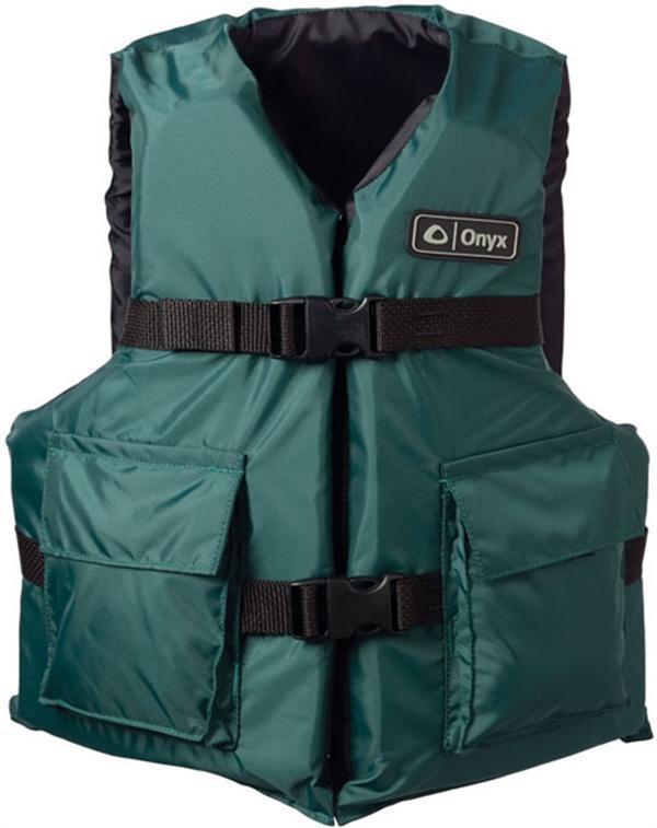 Full throttle youth's sport vest 50-90lbs spruce/black 3860-0061