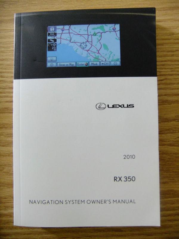 2010 lexus rx 350 navigation system owners manual 