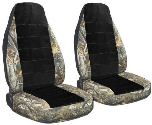 Jeep wrangler car seat covers  real tree camo and black combination 