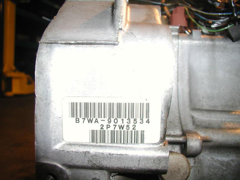 Jdm honda accord b7wa fwd auto transmission,code/b7wa-9013534