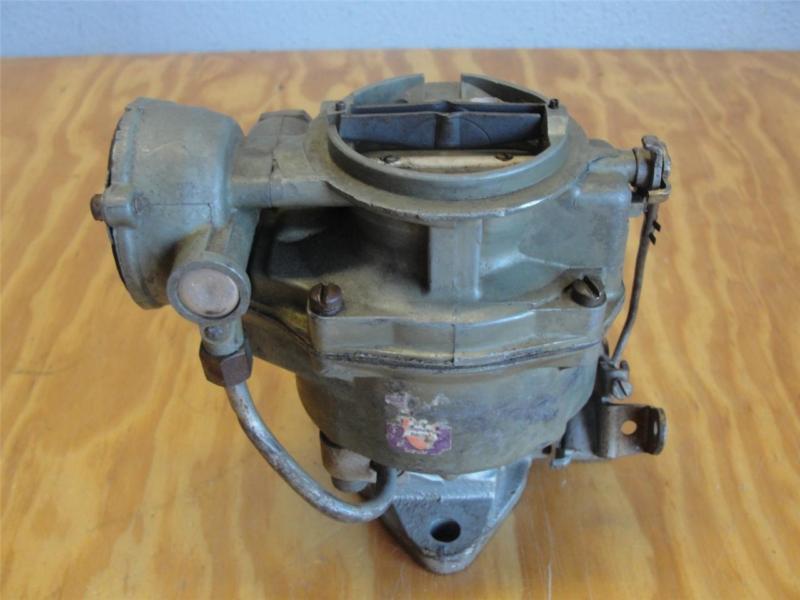 Ros 1962 chevy nova ii 194 a/t rochester bc carburetor 7020108