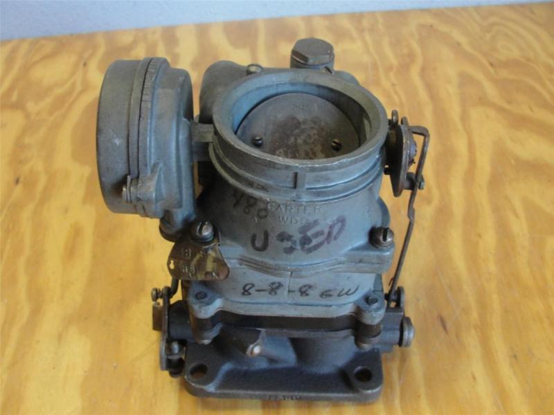 1946 1947 oldsmobile 78, 98 series carter wd-o carburetor 480s