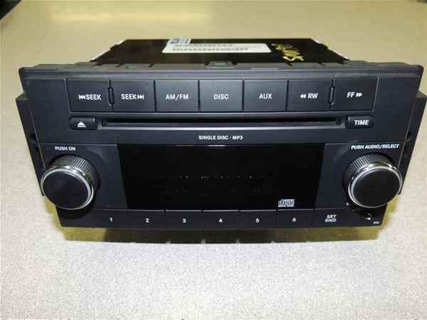 2009 2010 jeep compass mp3 cd player res oem lkq