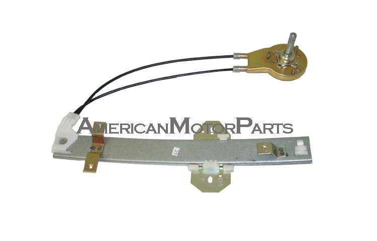 Left driver side replacement rear manual window regulator 01-05 honda civic 4dr