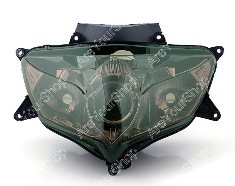 Front headlight headlamp assembly suzuki gsxr 600/750 2008-2010 k8 smoke