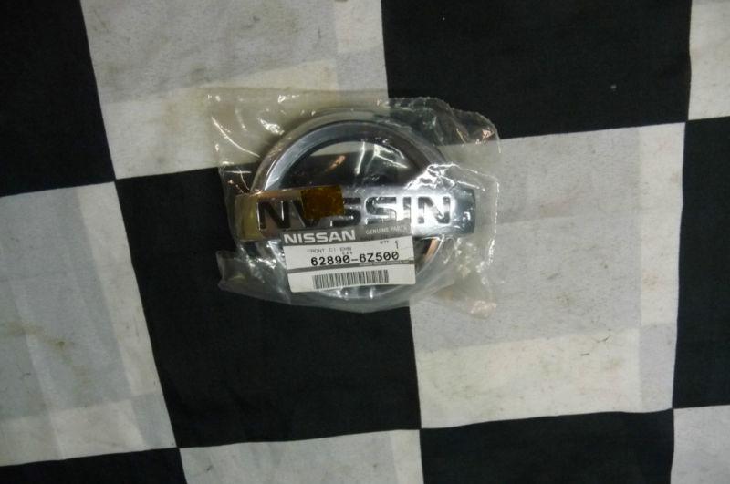 2004-2012 nissan sentra front grill grille emblem chrome new 62890-6z500 oem oe