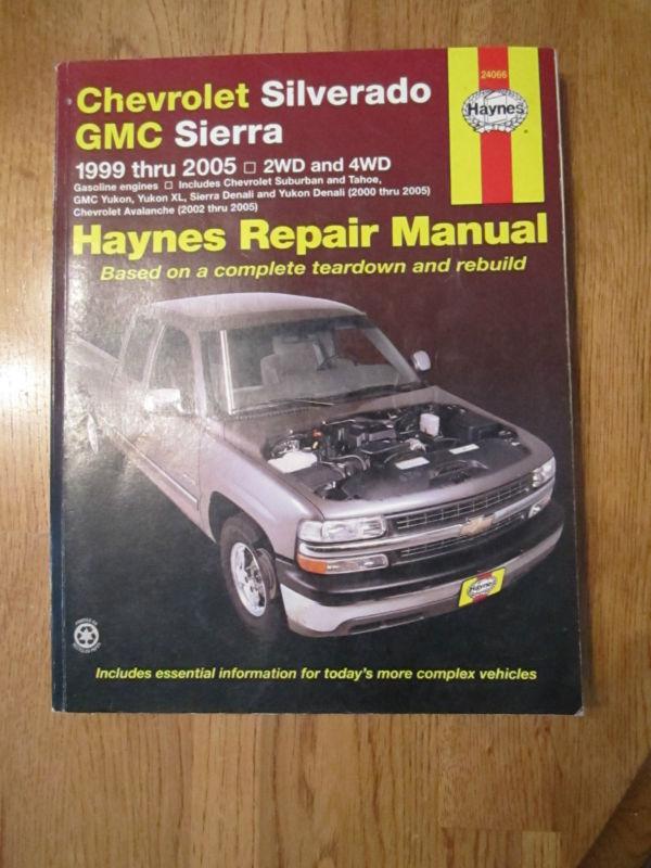 Chevy gmc silverado sierra suburban tahoe yukon denali avalanche service manual