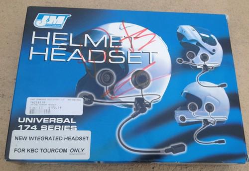 J&m helmet headset audio set elite 174 series new hs-icd174-ktc