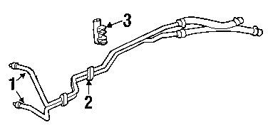 Jeep 52079878ab genuine oem factory original hose & tube assy clip