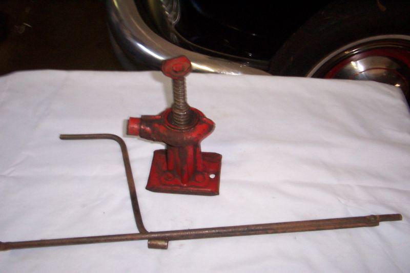 Antique jack and handle-  ford, chevy, dodge, 1920-1930