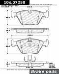 Centric parts 104.07250 front super premium semi metallic pads