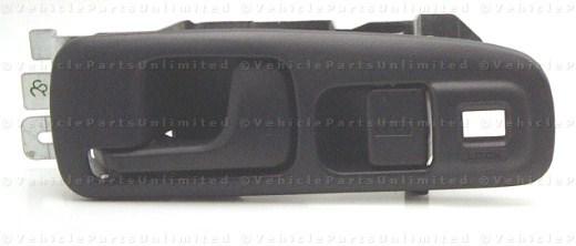 96 - 00 inside lh door handle fits: honda civic 2 cpe