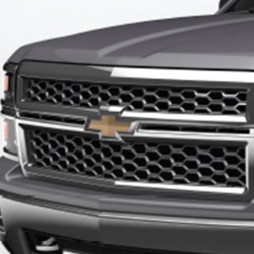 2014 & up chevrolet silverado 1500 chrome accessory grille 22757225