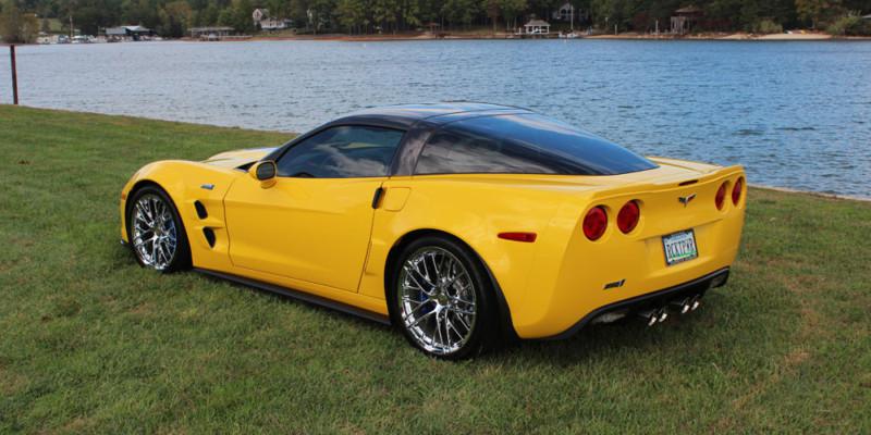 Chevy corvette velocity yellow zr1 ls9 hd poster super car print multiple sizes 