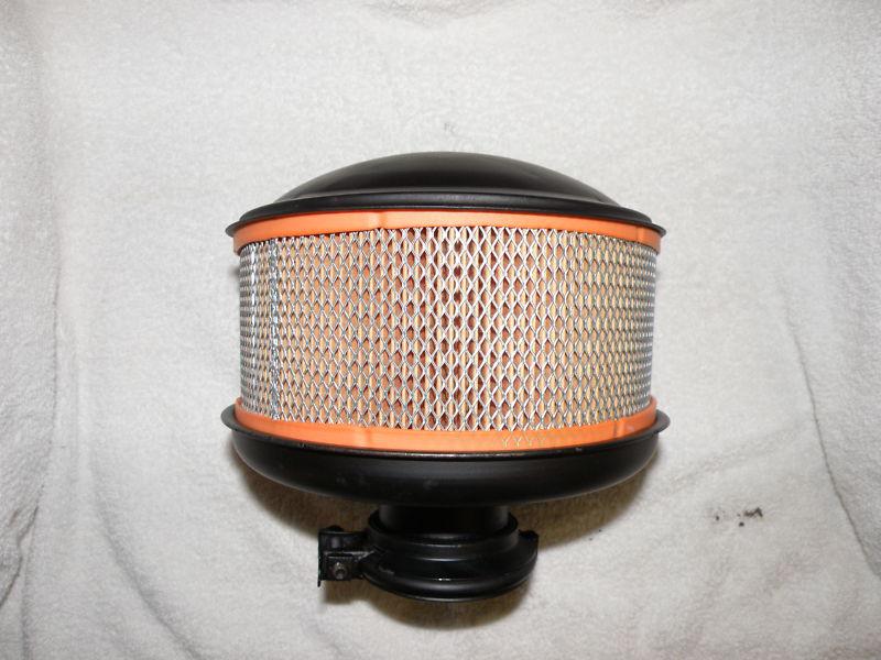 Ford flat head v-8 air cleaner **replaceable air filter  **clamp on style base