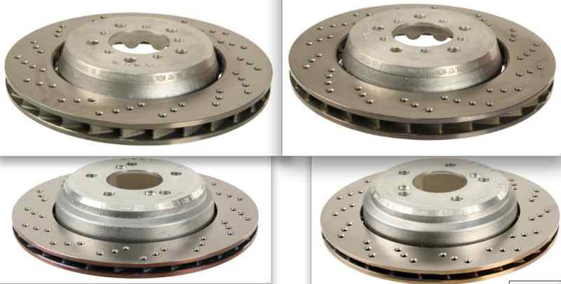 Bmw z4 m coupe m roadster e46 m3 comp genuine brake disc rotor set front rear 