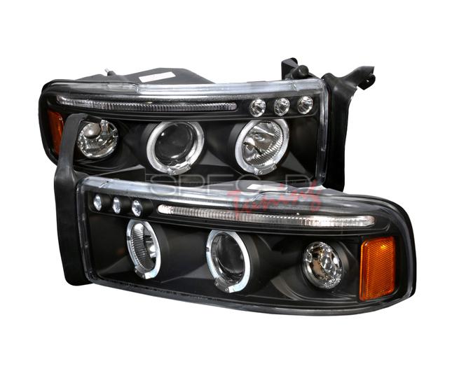  94-01 dodge ram halo projector headlights