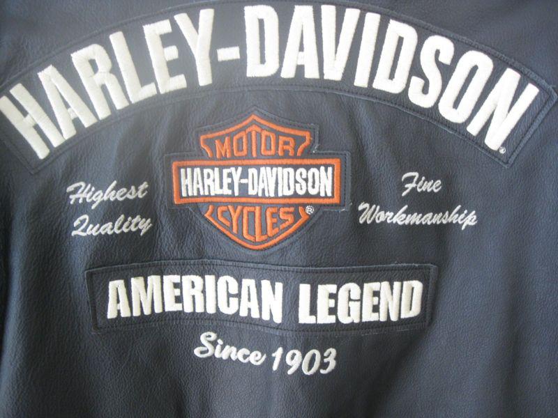 Harley davidson authentic american legend leather jacket xxl