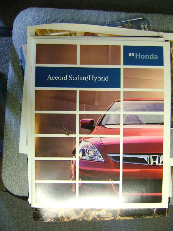 2006 honda accord sales brochure catalog book