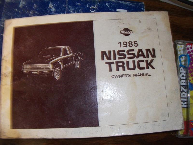 1985 nissan truck owners manual 