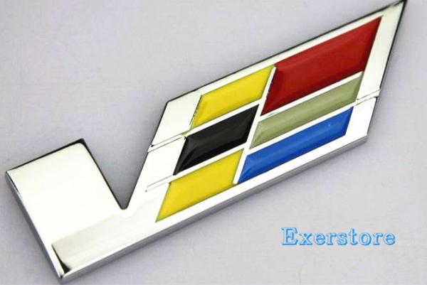 Cadillac v speed sticker car side rear emblem srx cts-v sts-v ats-v xlr-v badges