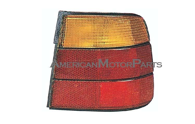 Right passenger replacement red/amber outer tail light 89-95 bmw 5-series 4dr