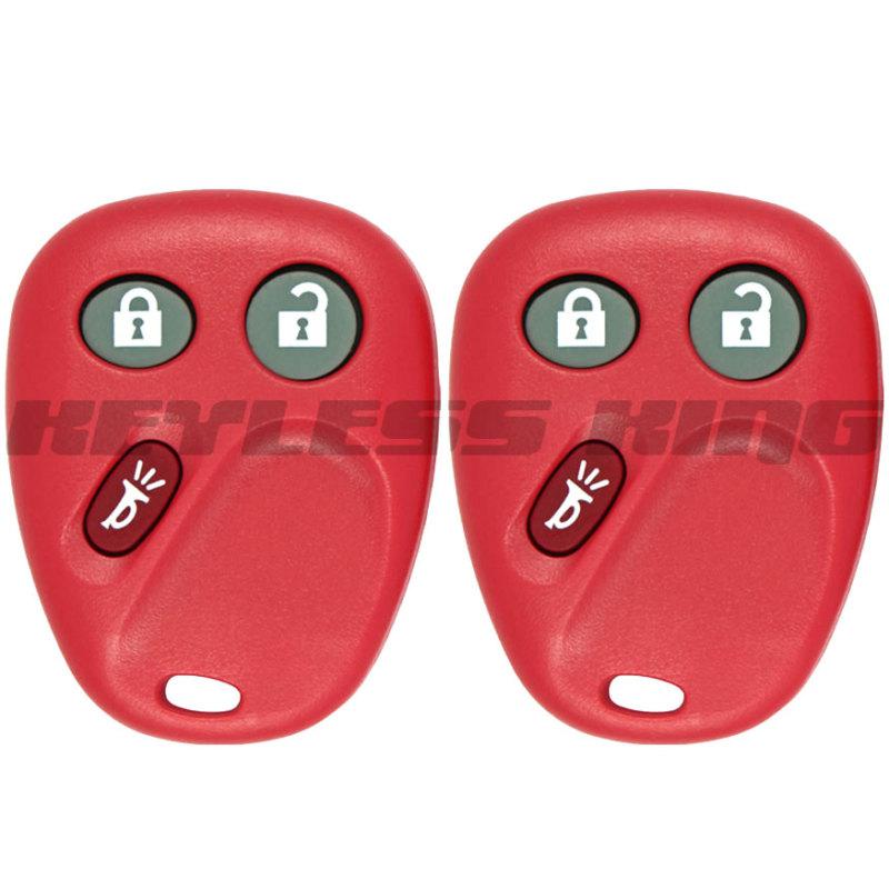2 new red replacement keyless entry remote key fob clicker control alarm