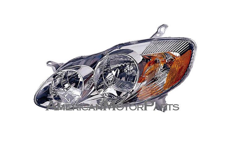 Left driver side replacement headlight 03-04 toyota corolla - 8115002200
