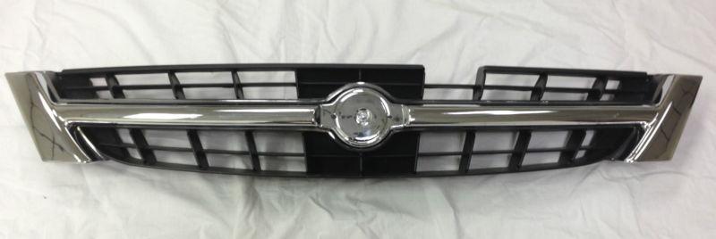 97 98 99 nissan maxima gle gxe se black & chrome front grille grill assembly