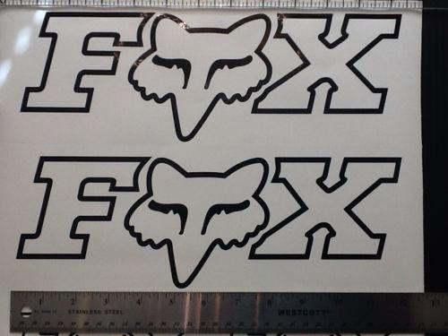 Fox vinyl stickers