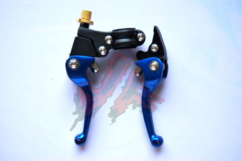 Blue unbreakable clutch brake lever for crf50 xr50 pit dirt bike short model