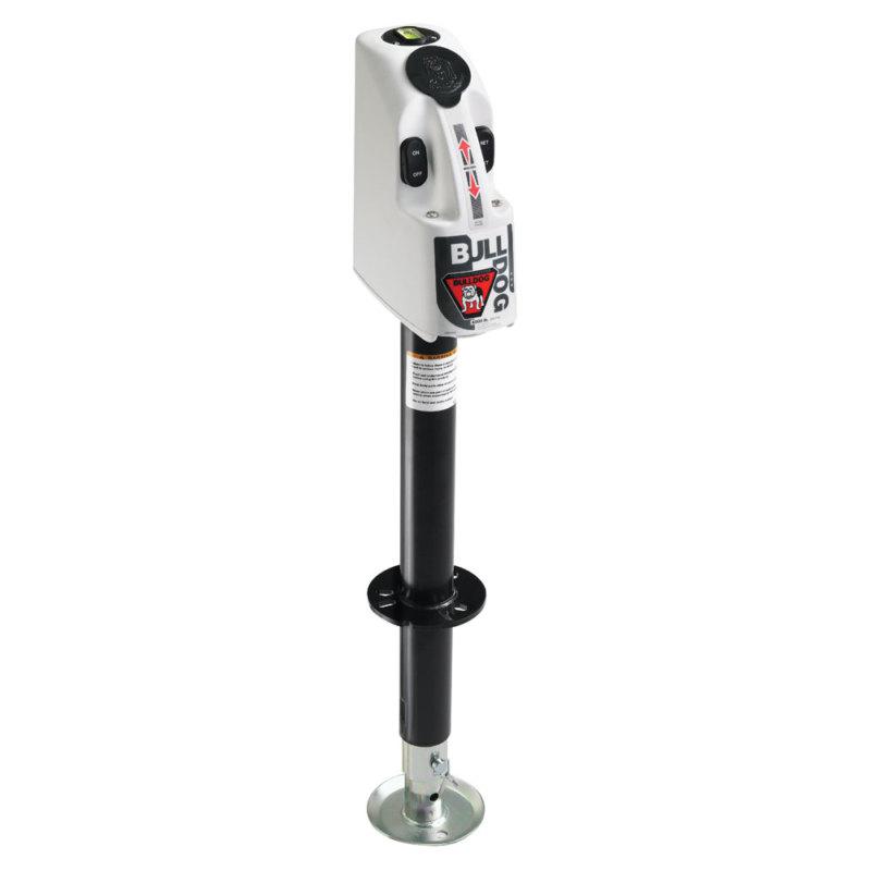 Fulton 500185 bulldog 4000 lbs. a-frame jack w/12v powered drive, built-in level