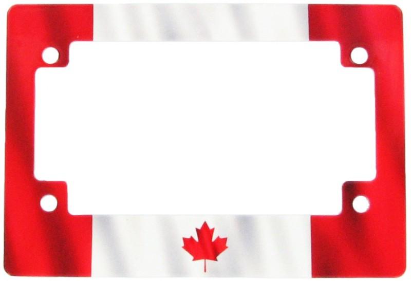 Canadian flag motorcycle license plate frame (red/white) mlp2952f