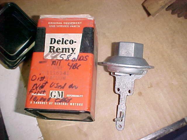 1958 oldsmobile four barrel carburetor nos distributor vacuum