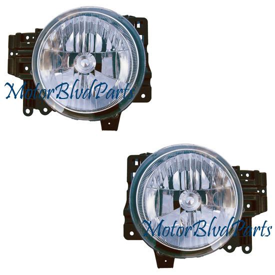 07-10 toyota fj cruiser headlights driver + passenger