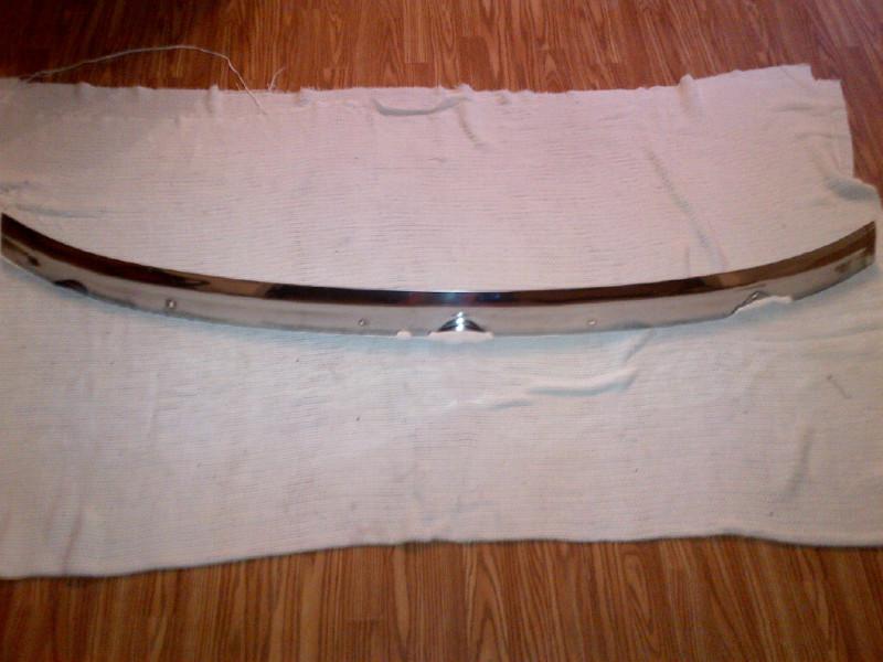 1972 dodge charger windshield bottom molding stainless steel