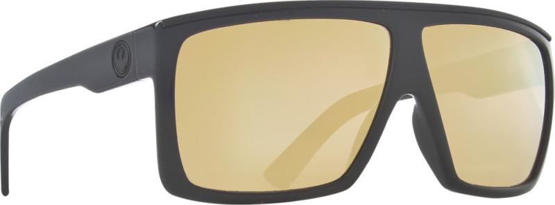 Dragon alliance fame ionized sunglasses black gold/gold lens