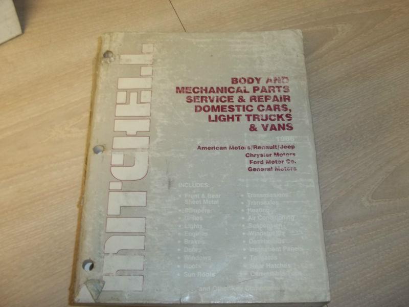 1986 mitchell body & mechanical service & repair amc jeep ford chrysler gm 7 pic