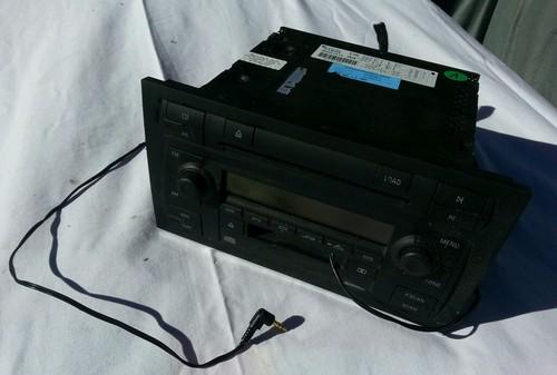 02-05 audi a4 b6 bose symphony ii radio 6 cd changer player with wire harness
