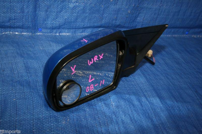 08 09 10 11 12 13 subaru impreza wrx sti oem left driver door mirror ge7 gh7