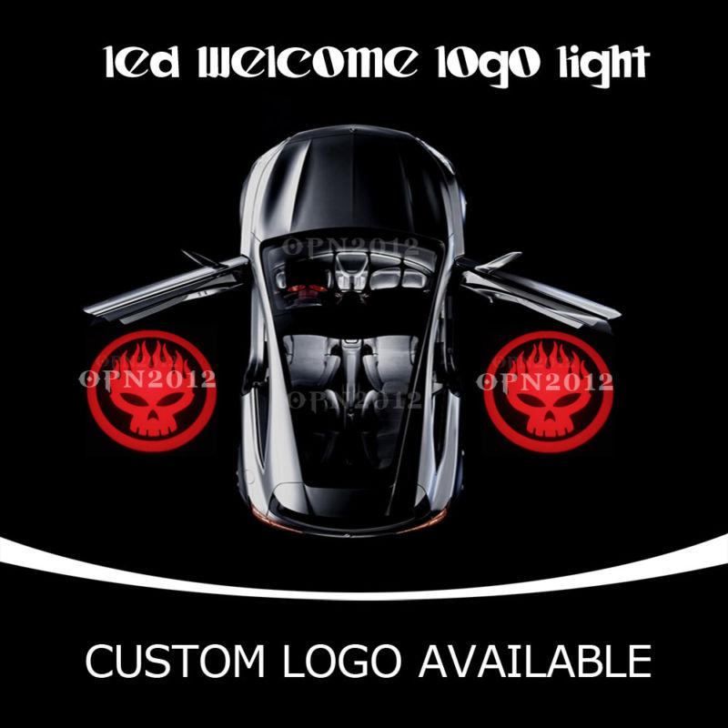 Car door courtesy projector led lamp laser ghost shadow light logo for offspring