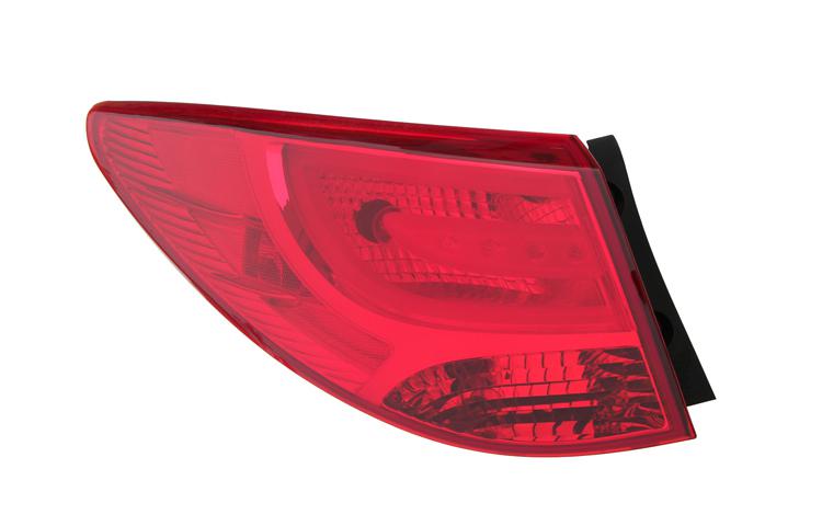 Eagle eye driver side replacement tail light 10-11 fit hyundai tucson 924012s050