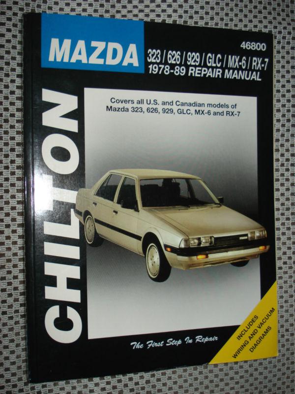 1978-1989 mazda rx-7 service manual shop book rare 79 80 82 83 84 85 86 87 88 