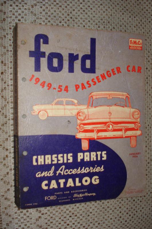 1949-1954 ford car parts catalog original fomoco chassis book rare 50 51 52 53