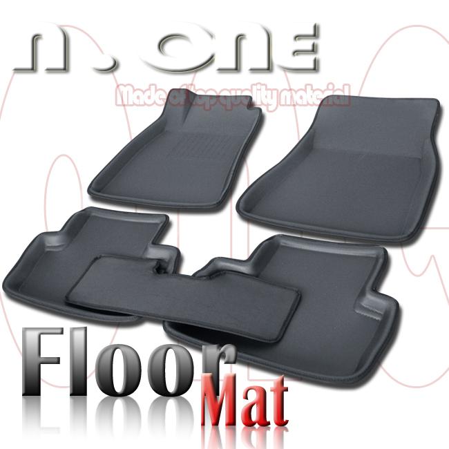 Easy clean all weather rubber floor mat liner tray set 10-12 lexus is250/isf blk